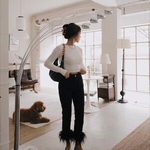 For feather or worse pants